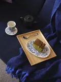 Блюдо сервировочное Arabia Finland Muminki Haru, овальное, фарфор, 0 17 см, синее — фото 4