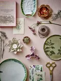 Блюдо сервировочное Bloomingville Prim, овальное, каменная керамика, 13,5 22 см, зелёное — фото 6