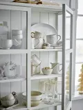 Блюдо сервировочное Bloomingville Winter, овальное, каменная керамика, 21 31 см, бежевое — фото 3