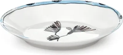 Набор глубоких тарелок serax e midnight flowers, 2 предмета, костяной фарфор, синие · арт. fabr B9223113-719
