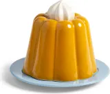 Тарелка обеденная &K Amsterdam Pudding, каменная керамика, 17 см, жёлтая — фото 1