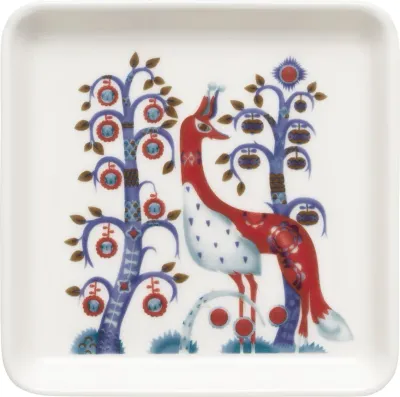Тарелка сервировочная Iittala Taika, фарфор, 12 см, разноцветная