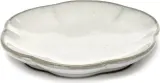 Набор закусочных тарелок serax inku ribbed, 4 предмета, каменная керамика, белые · арт. fabr B5120237W — фото 1