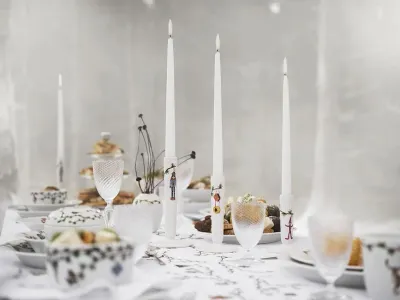 Тарелка обеденная K hler Hammersh i Christmas, фарфор, 27 см