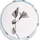 Набор обеденных тарелок serax midnight flowers, 2 предмета, костяной фарфор, синие · арт. fabr B9223104-719 — фото 1