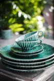 Тарелка обеденная Serax Verde Lanza, каменная керамика, 27 см, зелёная — фото 1