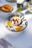 Набор закусочных тарелок &K Amsterdam Lemon Twig, 4 предмета, каменная керамика, 21 см, разноцветные — фото 3