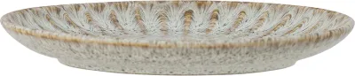 Тарелка закусочная Bloomingville Fleur II, каменная керамика, 21 см, бежевая