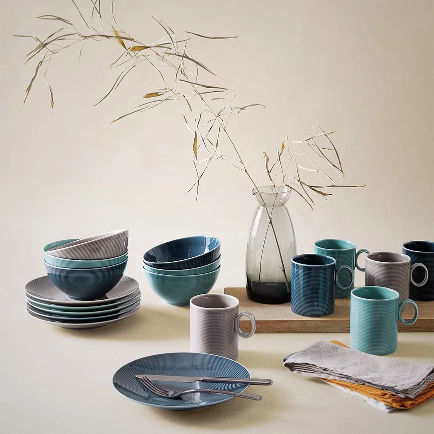 Тарелка закусочная Rosenthal Thomas Loft Ice Blue, фарфор, 21,8 см, синяя