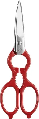 Ножницы Zwilling, нержавеющая сталь, красные
