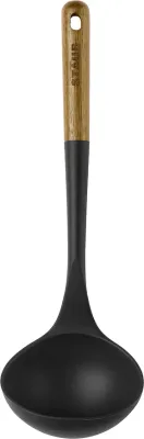 Ложка кулинарная Staub, дерево, 31 см, чёрная · арт. fabr 40503-104-0