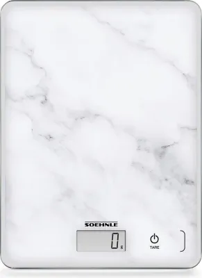 Кухонные весы Soehnle Page Compact 300, закалённое стекло, белые