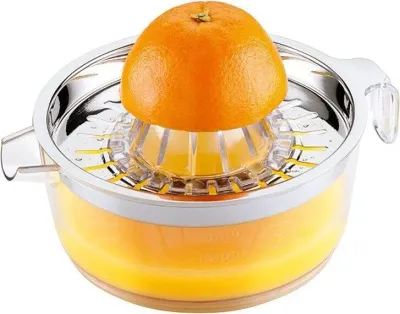 Ручная соковыжималка Moha Citrus, нержавеющая сталь, прозрачная