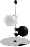 Солонка и перечница A di Alessi Lilliput Achromatics, нержавеющая сталь — фото 1