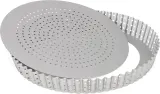 Форма для запекания Patisse Forma do quiche Silver-Top perforowana, круглая, нержавеющая сталь, 24 см — фото 1