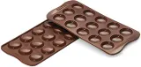 Форма для запекания Silikomart Forma do czekoladek Scg21 Choco Macaron, круглая, силикон — фото 1
