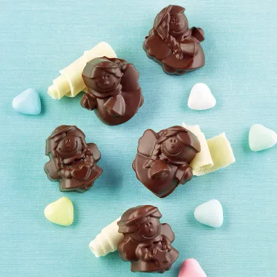 Форма для запекания Silikomart Forma do czekoladek Scg27 Choco Angels, круглая, силикон