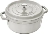 Кастрюля staub la cocotte, чугун, антипригарное покрытие, белая · арт. fabr 40501-409-0 — фото 1