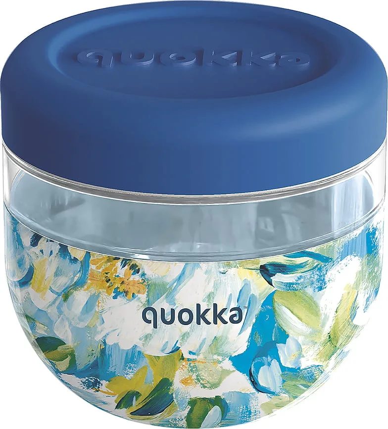 Контейнер пищевой Quokka Bubble, 770 мл, пищевой пластик, синий