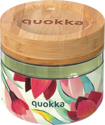 Контейнер пищевой quokka deli, стекло, синий · арт. fabr 40131