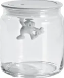 Банка для хранения a di alessi gianni achromatics, стекло · арт. fabr amdr04 w — фото 1
