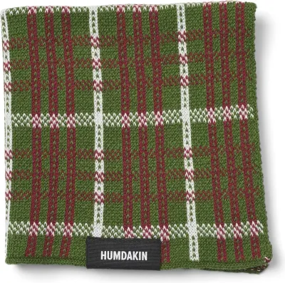 Полотенце кухонное Humdakin 93 Knitted, хлопок, 28 28 см, зелёное