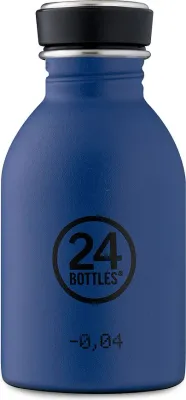Бутылка для воды 24Bottles Urban Bottle Chromatic II, 250 мл, силикон, синяя