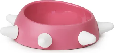 Миска для собак United Pets Boss, пластик, 27 см, 500 мл, розовая