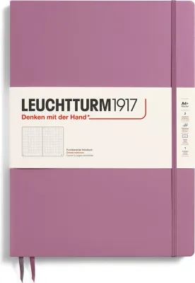 Блокнот Leuchtturm 1917, + y, A4, в точку, розовый