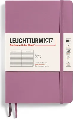 Блокнот Leuchtturm 1917, + y, A5, в линейку, розовый
