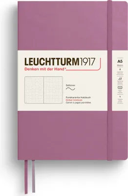 Блокнот Leuchtturm 1917, y, A5, в точку, розовый