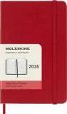 Блокнот Moleskine, 2026 12M P, A6, красный · арт. fabr DHF212DC2Y26 — фото 1