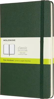Блокнот Moleskine, Classic L zielen lesna, A5, зелёный