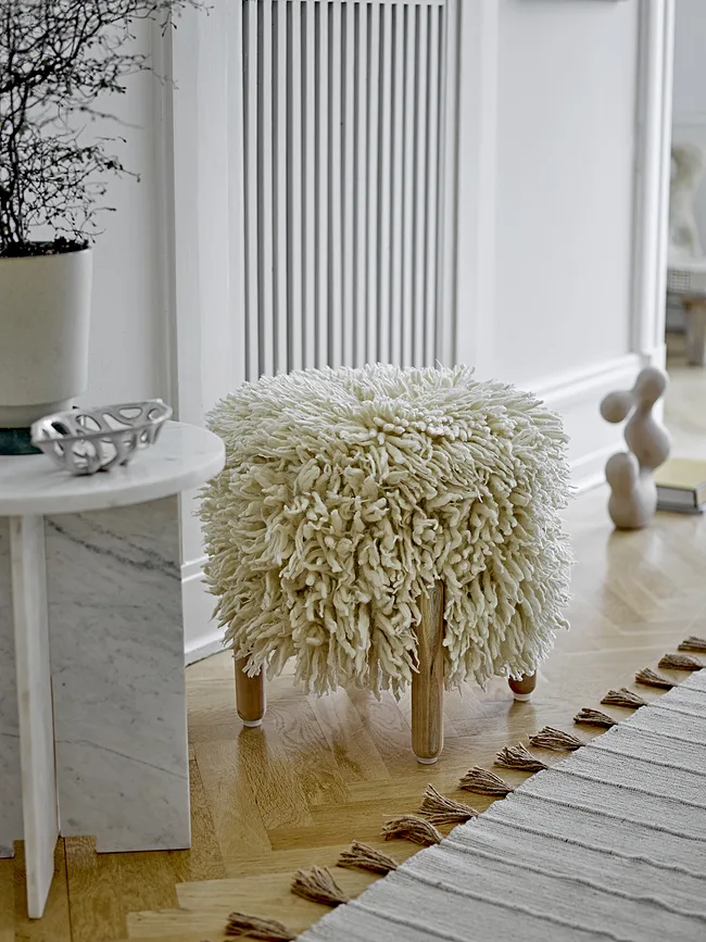 Ковёр Bloomingville Avino, хлопок, 245 75 см, бежевый
