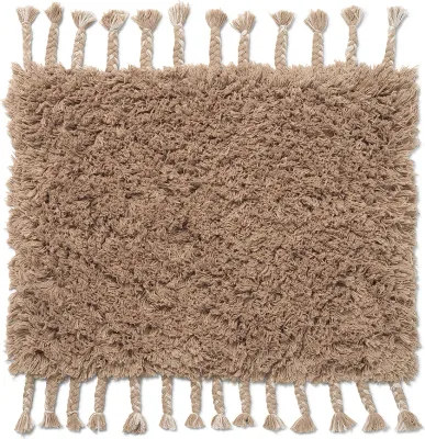 Ковёр Ferm Living Amass, хлопок, 70 50 см, бежевый