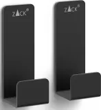 Крючок для дома zack potes, нержавеющая сталь, чёрный, на 2 крючка · арт. fabr 40609 — фото 1
