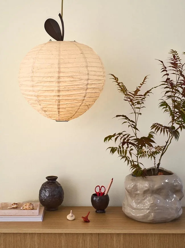 Абажур Ferm Living Apple, бумага, 41,4 см, коричневый