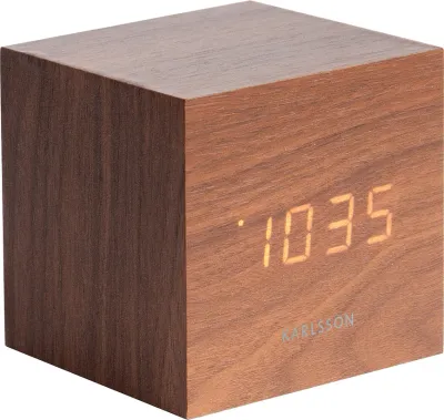 Настольные часы Karlsson LED Mini Cube, пластик, 8 8 см