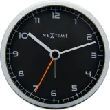 Настольные часы NeXtime Company, металл, 9 см, чёрные — фото 1