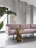 Плед жаккардовый Muuto Sway, шерсть, 130 180 см, жёлтый — фото 1