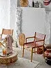 Декоративная подушка Bloomingville, Ester, 50 50 см, хлопок, оранжевая — фото 3