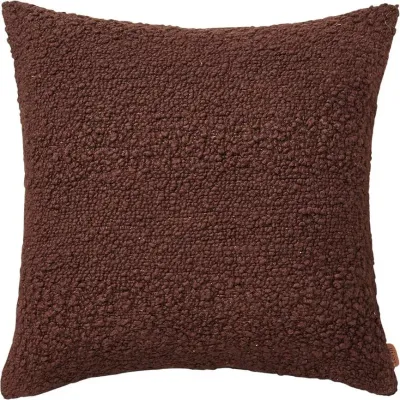 Декоративная подушка Ferm Living, Moor, 50 50 см, хлопок, коричневая