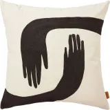 Декоративная подушка Ferm Living, Pose, 50 50 см, хлопок, коричневая — фото 6