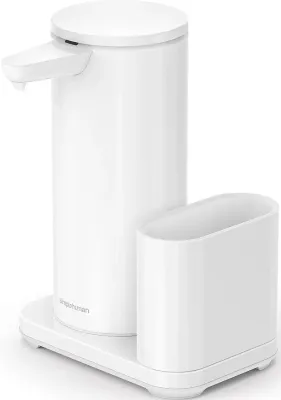 Дозатор для жидкого мыла Simplehuman Simplehuman 414 ml z pojemnikiem, 410 мл, нержавеющая сталь, белый