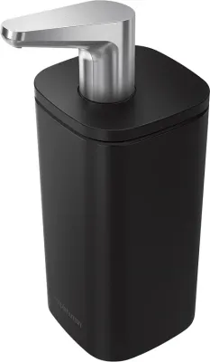Дозатор для жидкого мыла Simplehuman mat, 300 мл, нержавеющая сталь, чёрный