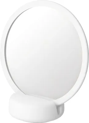 Косметическое зеркало Blomus Sono, круглое, керамика, белое