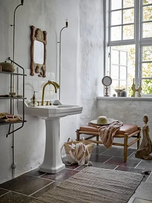 Косметическое зеркало Bloomingville Malukka, арочное, дерево, коричневое
