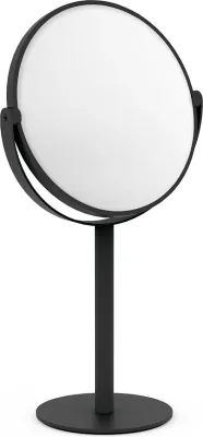 Косметическое зеркало Zack Olomo, круглое, нержавеющая сталь, чёрное · арт. fabr 40517