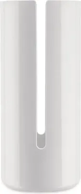 Держатель для туалетной бумаги Alessi Birillo, пластик, белый