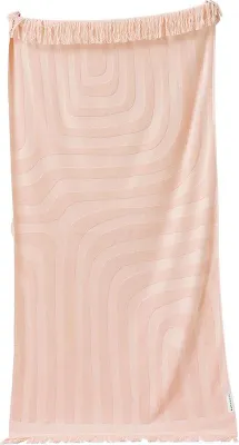 Полотенце пляжное Sunnylife Luxe, хлопок, 90 175 см, розовое